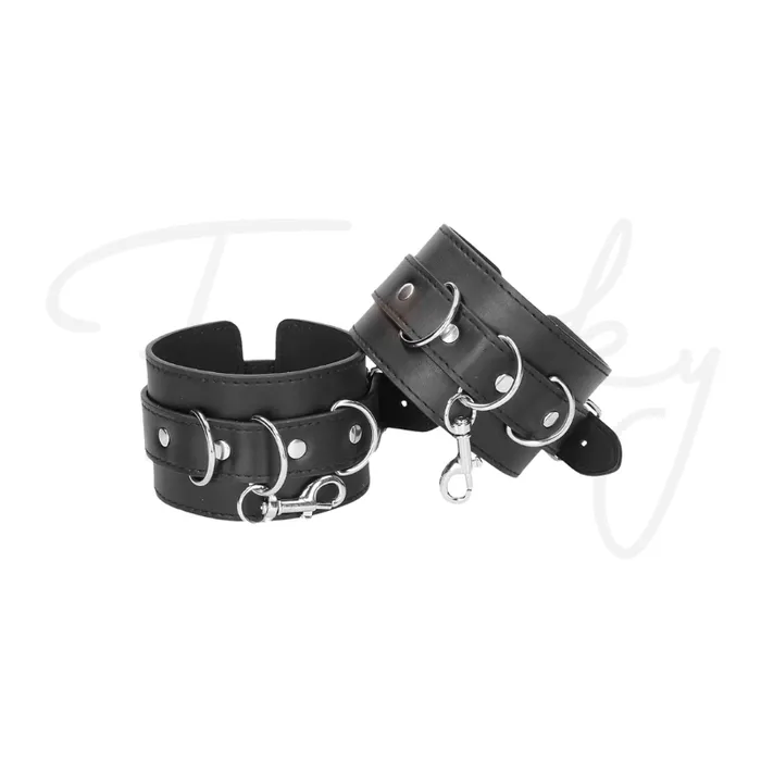 SHOTS Restraints SHOTS Bonded Leather Hogtie with Hand and Ankle Cuffs