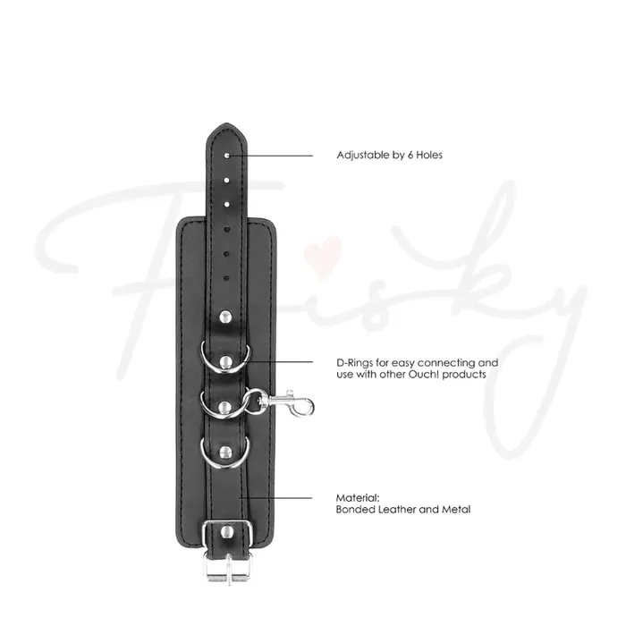 SHOTS Restraints SHOTS Bonded Leather Hogtie with Hand and Ankle Cuffs