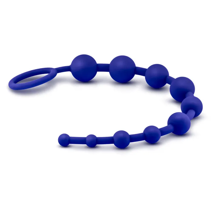 Silicone 10 Beads Indigo Blush Female Sex Toys