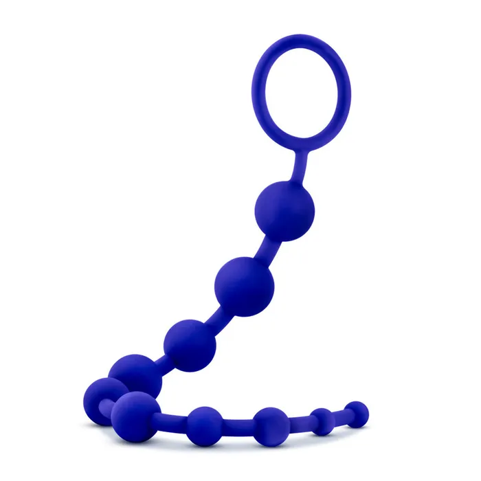 Silicone 10 Beads Indigo Blush Female Sex Toys