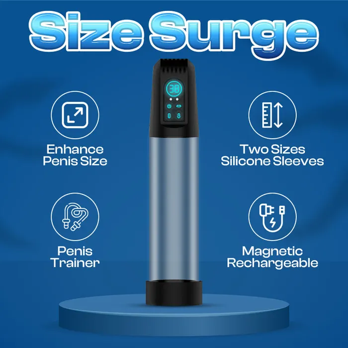 Size Surge Male Automatic Penis Pump FRISKY BUSINESS SG Male Sex Toys