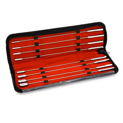 Traveling Tickle Trunk Male Sex Toys Rosebud Urethral Sound Set