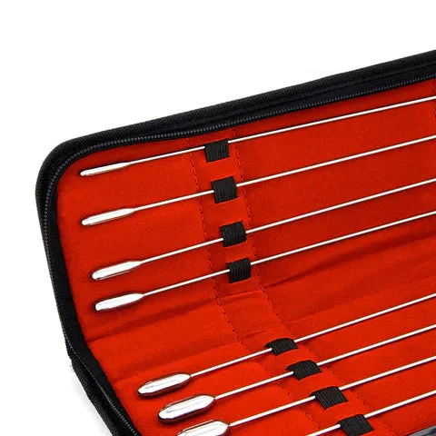 Traveling Tickle Trunk Male Sex Toys Rosebud Urethral Sound Set