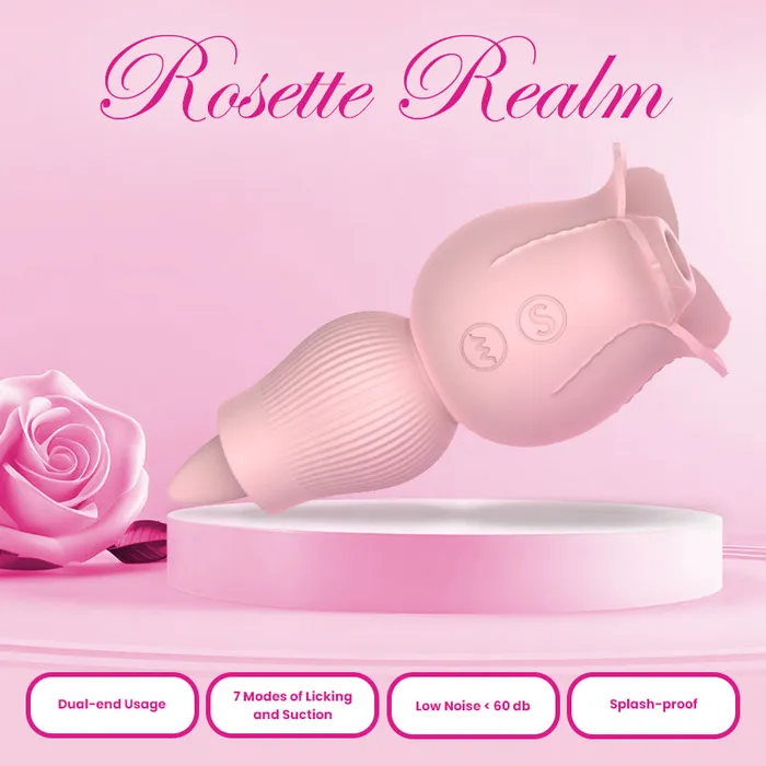 Vibrators FRISKY BUSINESS SG Rosette Realm Dualend Wand Vibrator