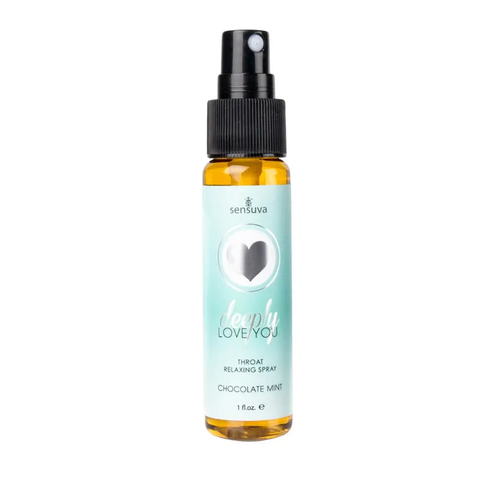Vibrators Sensuva Deeply Love You Throat Relaxer Choc Mint Sensuva ON