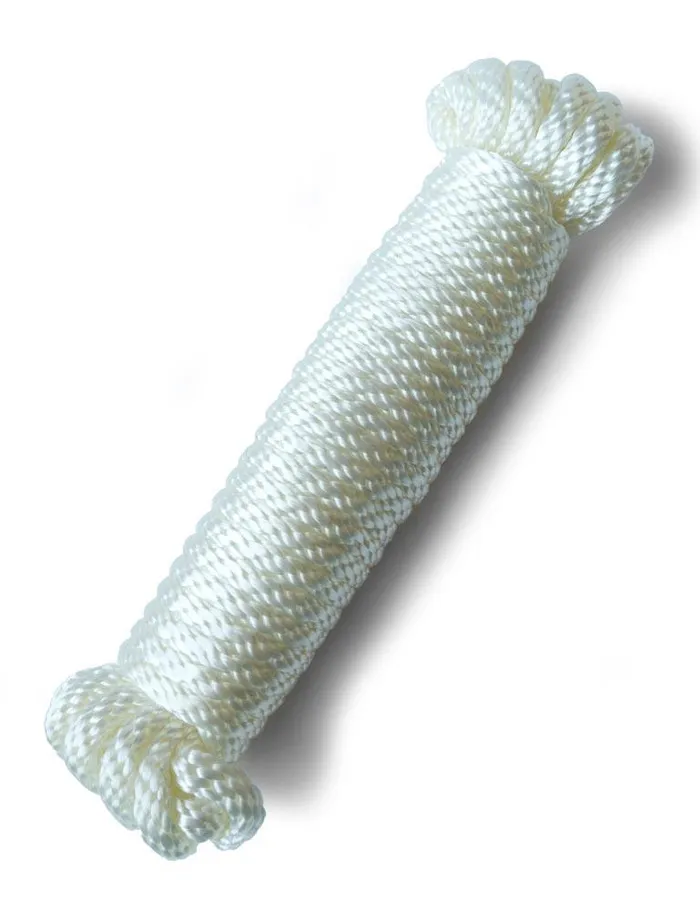 Vibrators White Nylon Rope 25ft The Stockroom