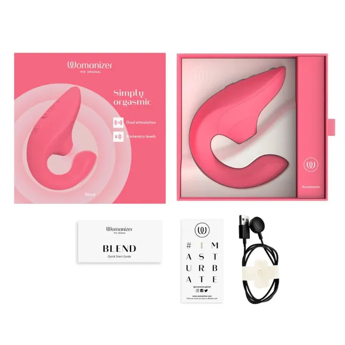 Womanizer Vibrators Womanizer Blend Vibrant Rose