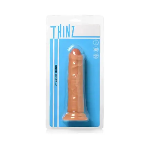 7 Inch Uncut Dildo Curve Toys Dildos
