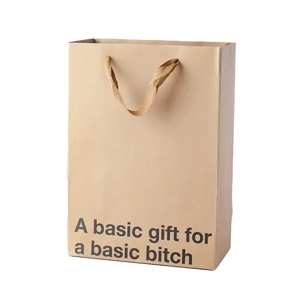 A Basic Gift For a Basic Bitch Gift Ba Wood Rocket LLC Anal