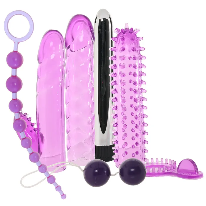 Adam Eve Vibrators The Complete Lovers Kit in Purple