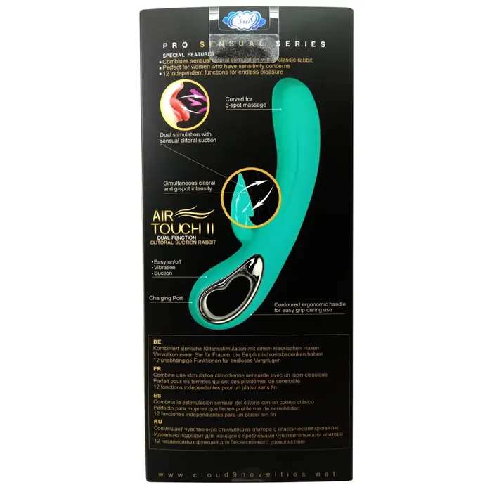 Air Touch 2 Teal Cloud 9 Novelties Vibrators Air Touch 2 Teal Cloud 9 Novelties Vibrators