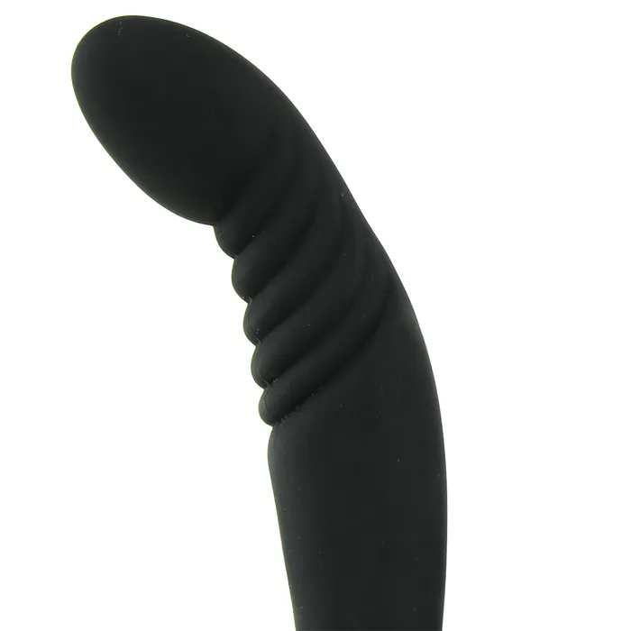 Anal CalExotics Dr Joel Silicone Ridged P Vibe in Black Anal CalExotics Dr Joel Silicone Ridged P Vibe in Black