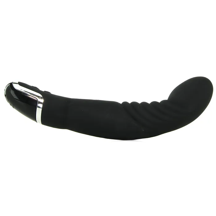 Anal CalExotics Dr Joel Silicone Ridged P Vibe in Black Anal CalExotics Dr Joel Silicone Ridged P Vibe in Black