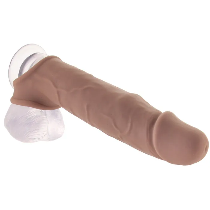 Anal CalExotics Performance Maxx 8 Inch Silicone Extender in Brown