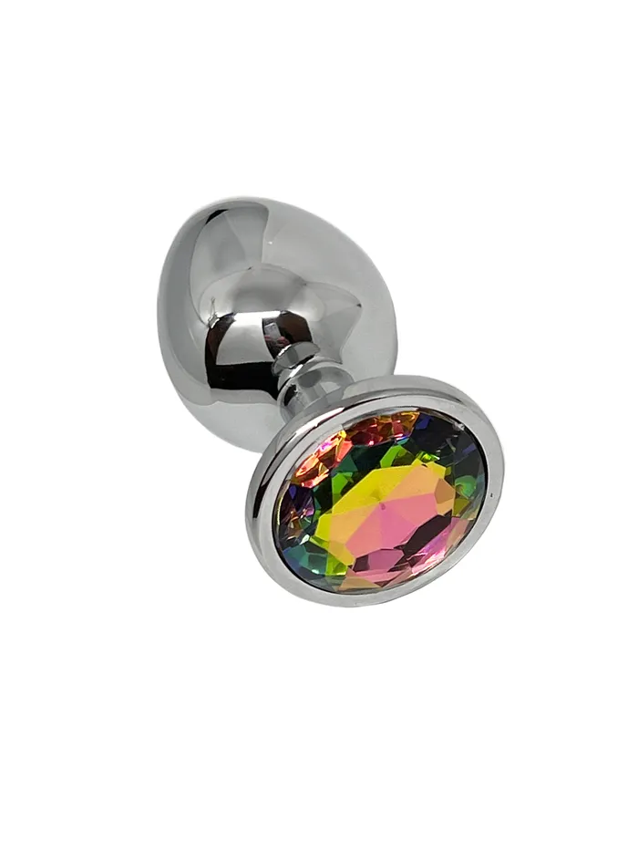 Anal Come As You Are Crystal Steel Butt Plug Large