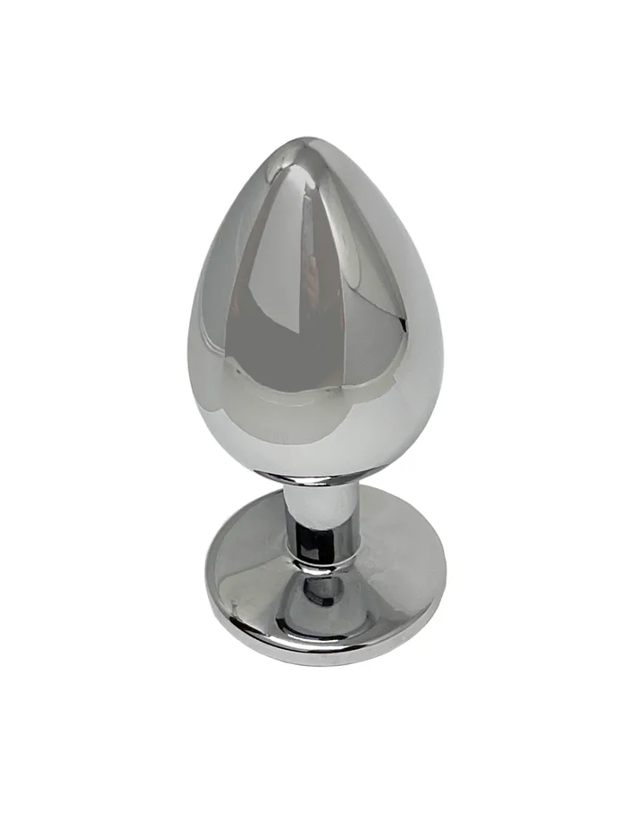 Anal Come As You Are Crystal Steel Butt Plug Large