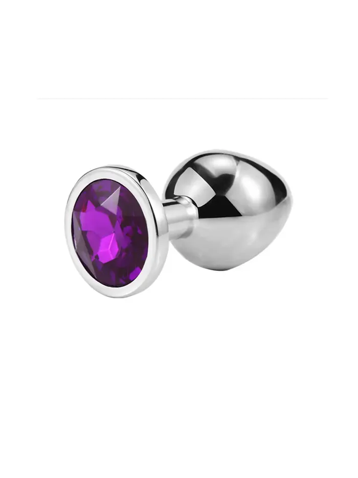 Anal Come As You Are Crystal Steel Butt Plug Large