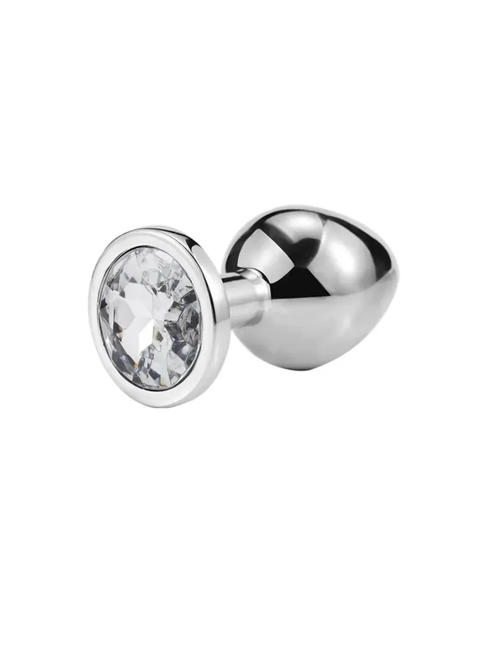 Anal Come As You Are Crystal Steel Butt Plug Large