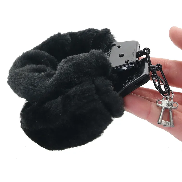 Anal Doc Johnson Merci Fluff Cuffs in Black