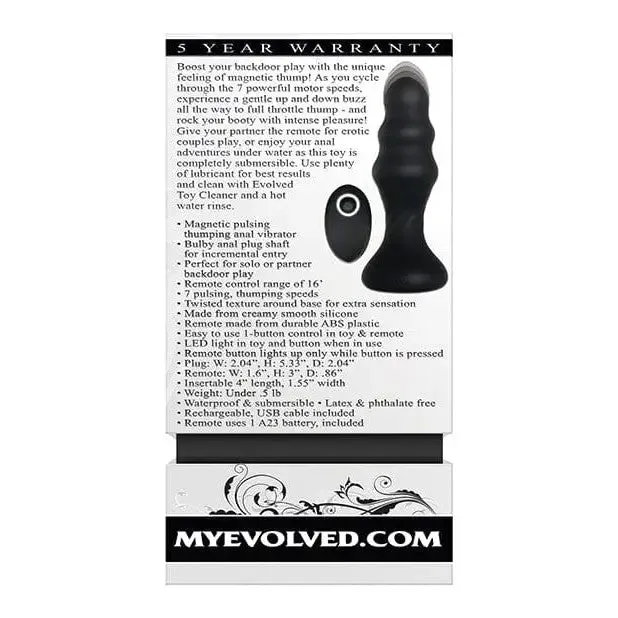 Anal Evolved Backdoor Banger Thrusting Plug Evolved