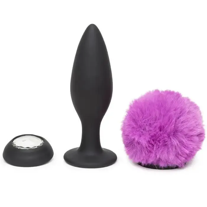 Anal Happy Rabbit Happy Rabbit Large Vibrating Bunny Tail Butt Plug Anal Happy Rabbit Happy Rabbit Large Vibrating Bunny Tail Butt Plug