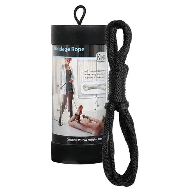 Anal KinkLab Kinklab 25 Bondage Rope Black