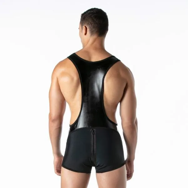 Anal LEADER Brut Singlet Black Leader