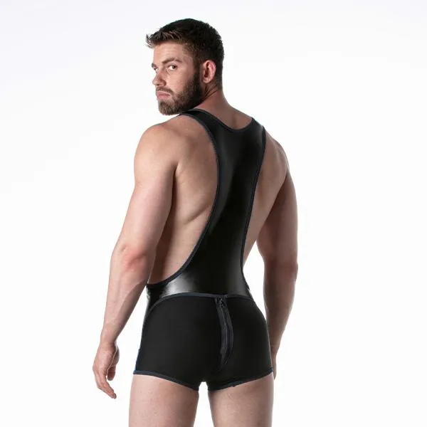 Anal LEADER Brut Singlet Black Leader