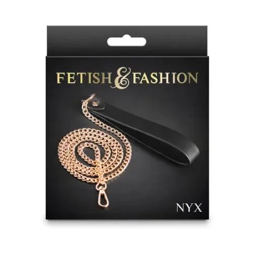 Anal New Sensations Novelties Inc Fetish Fashion Nyx Leash Black