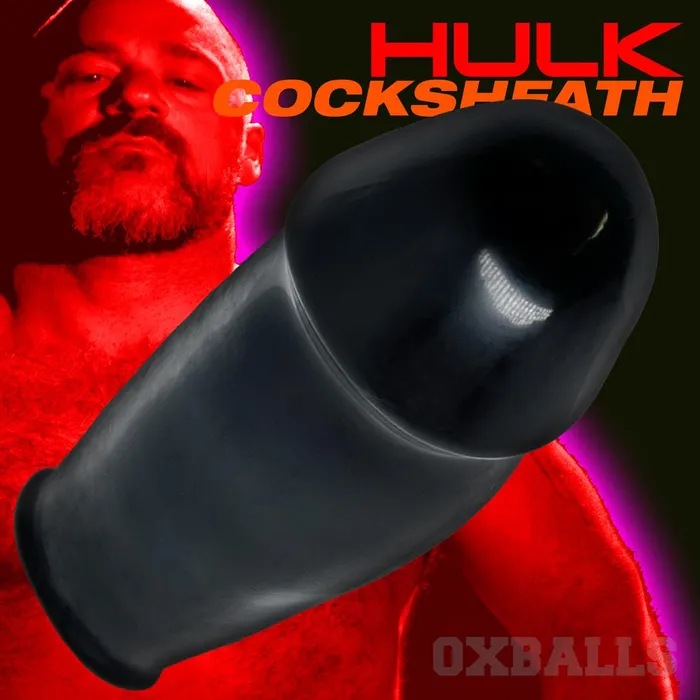 Anal OXBALLS Hulk Gargantic Cocksheath Black Oxballs