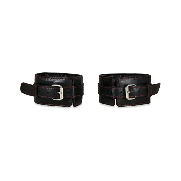 Anal Sultra Leather Sultra Lambskin Ankle Cuffs Black