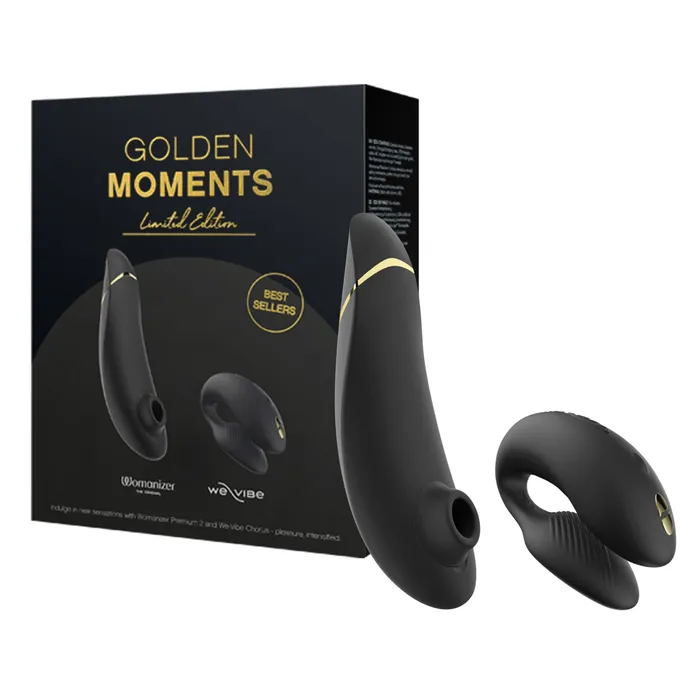 Anal WeVibe WeVibe Womanizer Golden Moments 20 Limited Edition Gift Set Black
