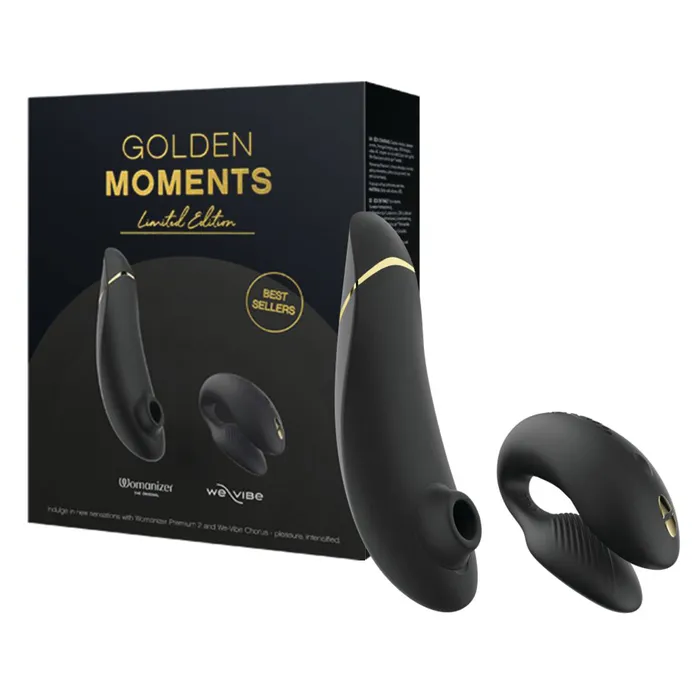 Anal WeVibe WeVibe Womanizer Golden Moments 20 Limited Edition Gift Set Black