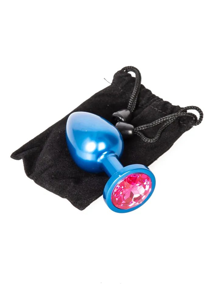 Blue Metal Butt Plug HonourSkintwocom Anal