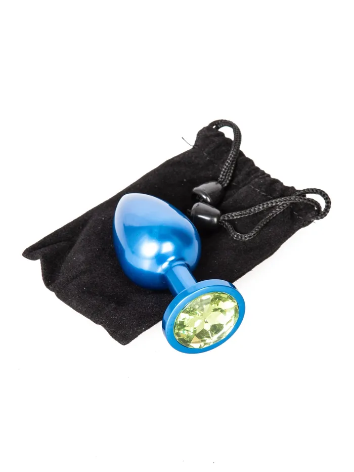 Blue Metal Butt Plug HonourSkintwocom Anal