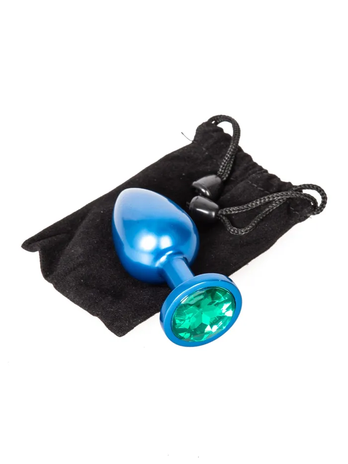 Blue Metal Butt Plug HonourSkintwocom Anal
