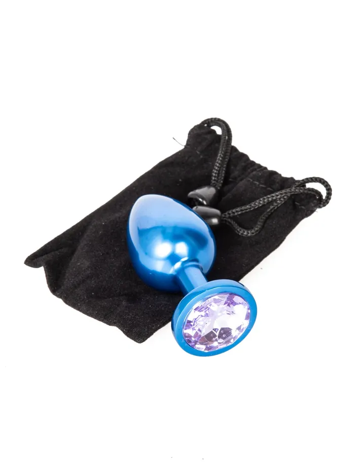 Blue Metal Butt Plug HonourSkintwocom Anal