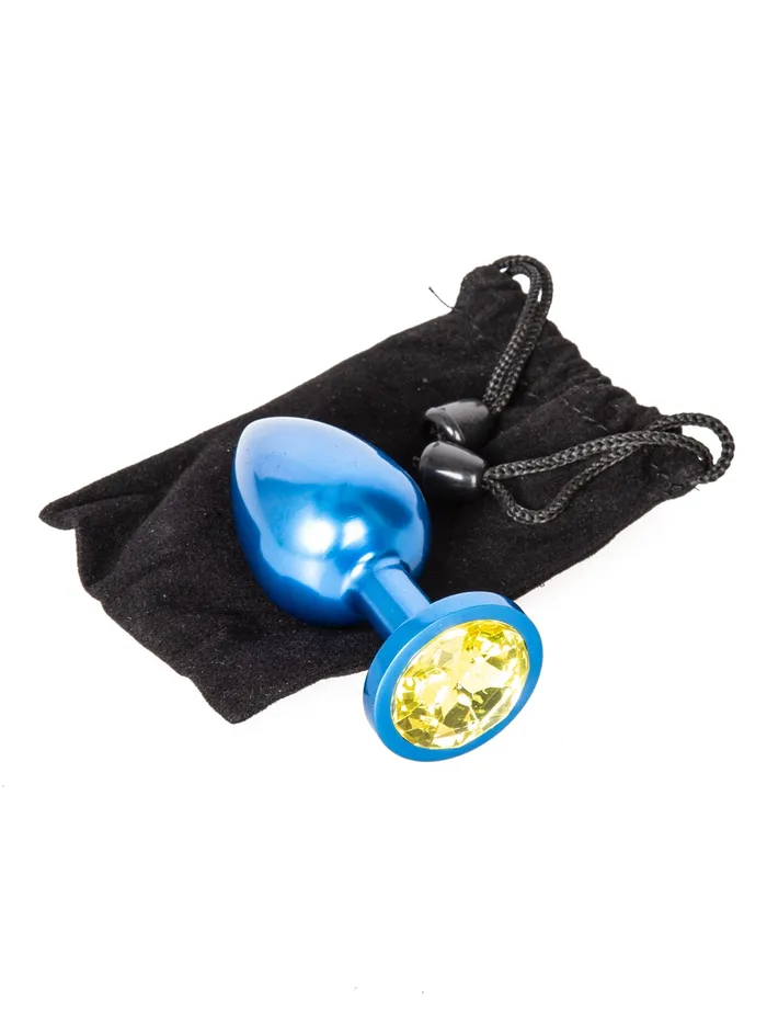 Blue Metal Butt Plug HonourSkintwocom Anal