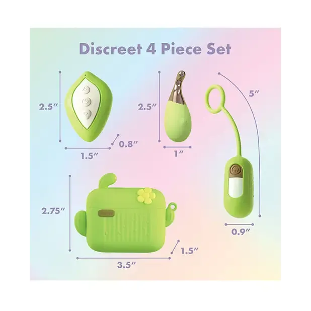 Blush Couples Blush Play with Me Blooming Bliss Remote Controlled Vibrating Kit Green Blush Couples Blush Play with Me Blooming Bliss Remote Controlled Vibrating Kit Green