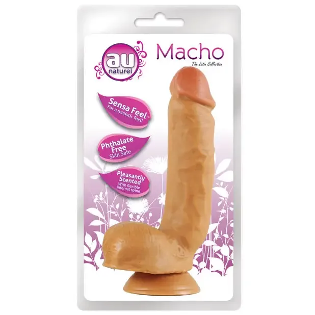 Blush Dildos Blush Au Naturel Macho 85 in Posable Dual Density Dildo with Balls Suction Cup Tan Blush Dildos Blush Au Naturel Macho 85 in Posable Dual Density Dildo with Balls Suction Cup Tan