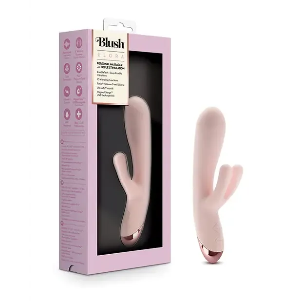 Blush Elora Rabbit Vibrator Pink Blush Vibrators