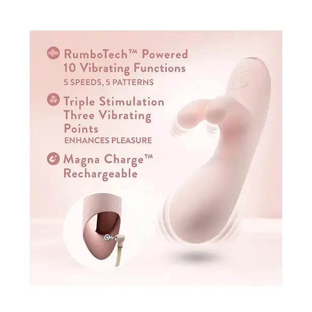Blush Elora Rabbit Vibrator Pink Blush Vibrators