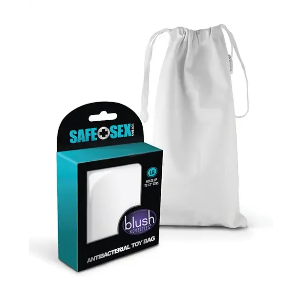 Blush Safe Sex Antibacterial Toy Bag Large Blush Vibrators