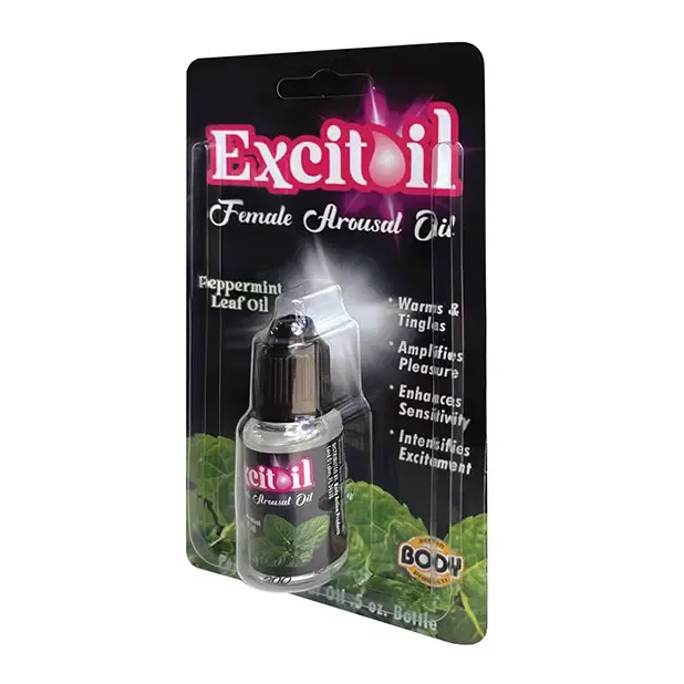 Body Action Excitoil Peppermint Arousal Oil 5 oz Bottle Carded Body Action Products Female Sex Toys Body Action Excitoil Peppermint Arousal Oil 5 oz Bottle Carded Body Action Products Female Sex Toys