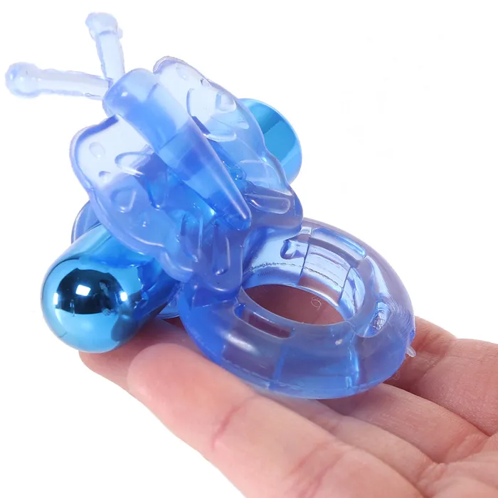 BodyWand Rechargeable Butterfly Ring in Blue XGen Vibrators
