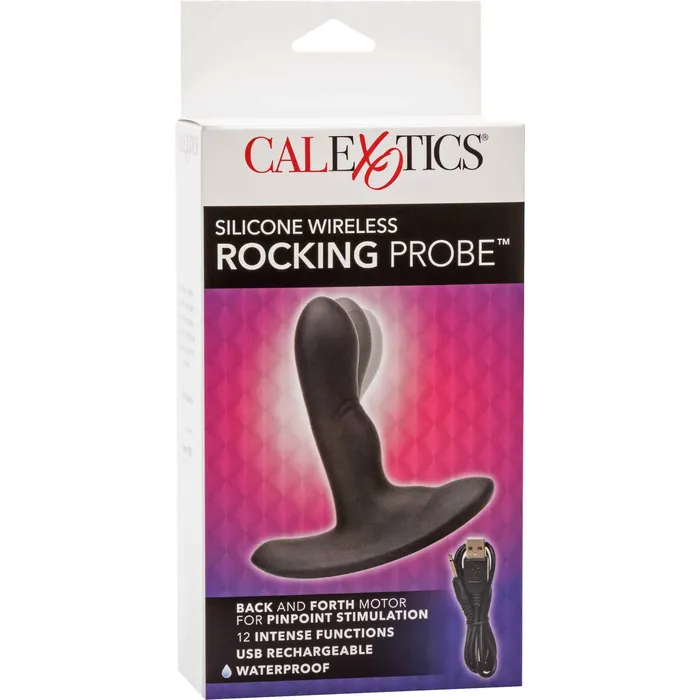 CalExotics Anal CalExotics Silicone Wireless Rocking Probe Black