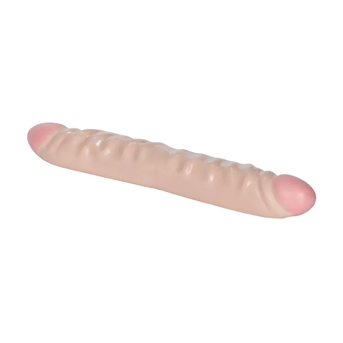 CalExotics Dildos CalExotics Ivory Duo Veined Double Ended Dong