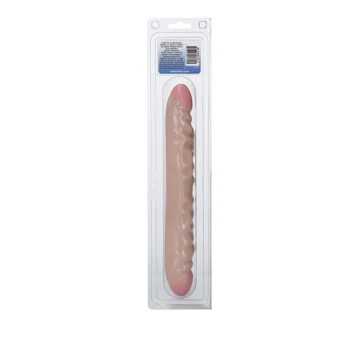 CalExotics Dildos CalExotics Ivory Duo Veined Double Ended Dong