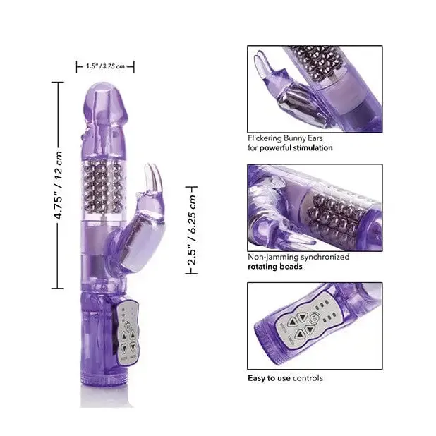 CalExotics Female Sex Toys Jack Rabbits Wfloating Beads Waterproof CalExotics Female Sex Toys Jack Rabbits Wfloating Beads Waterproof