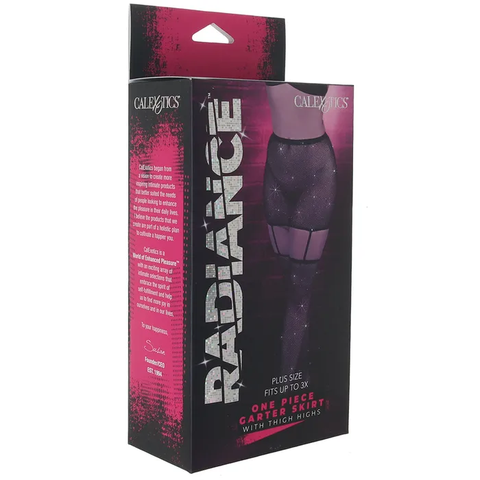 CalExotics Male Sex Toys Radiance One Piece Gartered Skirt and Stockings XL